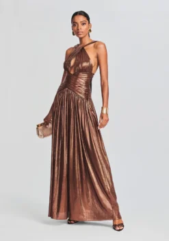 Salem Dress -Cheap Dress Store Ecommerce Crop 23 07 18 SET1 Salem Dress Chocolate 0036 ECOMM scaled