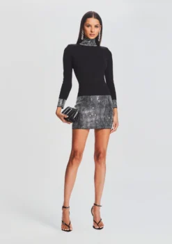 Rue Embellished Knit Dress