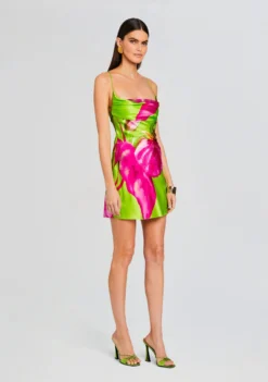 Azura Silk Dress 7 Azura Silk Dress -Cheap Dress Store Ecommerce Crop 23 12 18 AZURADRESS LIMEANTHURIUM 2190 ECOMM scaled