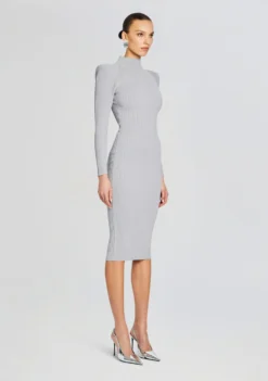 Aylin Rib Knit Dress -Cheap Dress Store Ecommerce Crop 24 02 15 AYLINDRESS SILVERGREY 796 ECOMM scaled