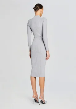 Aylin Rib Knit Dress -Cheap Dress Store Ecommerce Crop 24 02 15 AYLINDRESS SILVERGREY 804 ECOMM scaled
