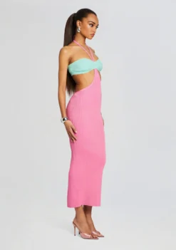 Eloisa Dress -Cheap Dress Store Ecommerce Crop 24 02 15 ELOISADRESS METALLICCANDYPINK 1566 ECOMM scaled