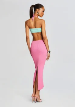 Eloisa Dress -Cheap Dress Store Ecommerce Crop 24 02 15 ELOISADRESS METALLICCANDYPINK 1576 ECOMM scaled