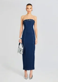 Aaliyah Dress -Cheap Dress Store Ecommerce Crop 24 02 29 AALIYAHDRESS DEEPSEA 0190 ECOMM scaled